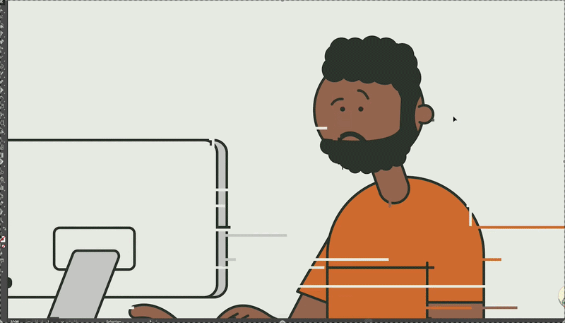 Graphic design in Illustrator